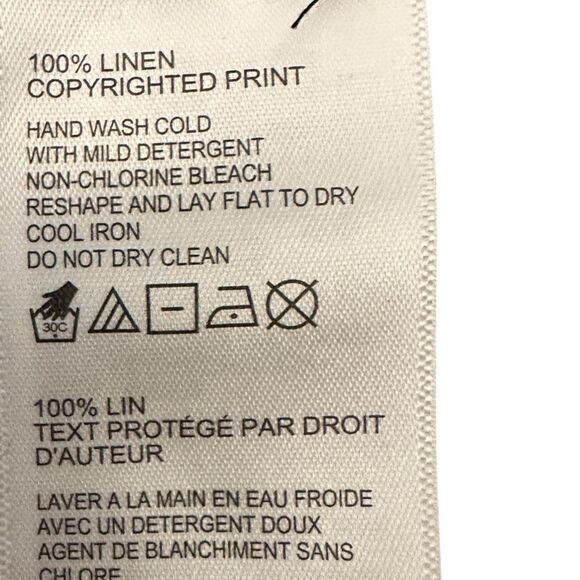 Tommy Bahama Women's Green and Pink Hawaiian 100% Linen Button Up Shirt Size M - Picture 3 of 8